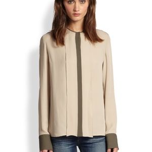 Theory Edera CC Silk Blouse